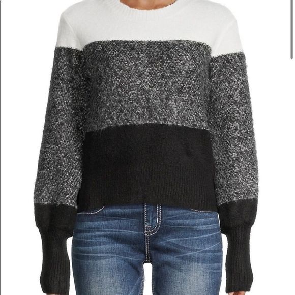 Heroes & Dreamers Colorblock Crewneck Sweater - Picture 1 of 7